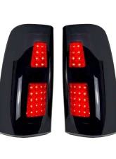 American Modified LED Tail Lights Chrome Housing w/Smoked Lens GMC Sierra 1500 | 2500 | 3500 1999-2006                                     - AMCHCC00201 - Image 3