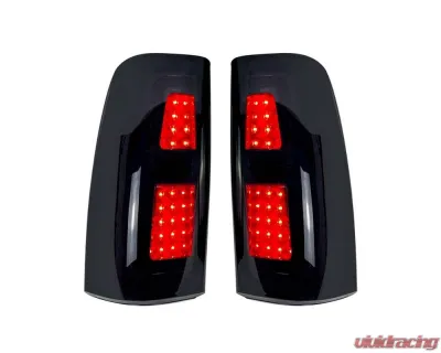 American Modified LED Tail Lights Chrome Housing w/Smoked Lens GMC Sierra 1500 | 2500 | 3500 1999-2006 - AMCHCC00201
