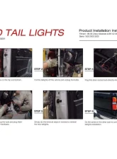 American Modified LED Tail Lights Chrome Housing w/Smoked Lens GMC Sierra 1500 | 2500 | 3500 1999-2006                                     - AMCHCC00201 - Image 10