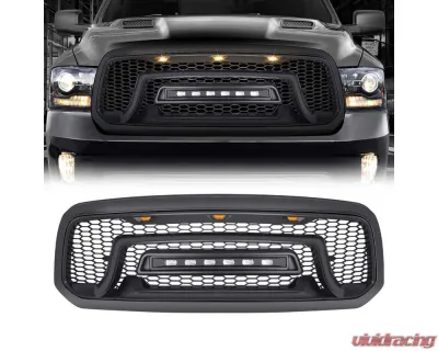 American Modified Armor Grille w/Off-Road Lights Ram 1500 2013-2018 - AMDEBA00101