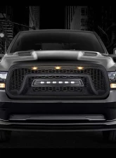 American Modified Armor Grille w/Off-Road Lights Ram 1500 2013-2018                                     - AMDEBA00101 - Image 8