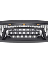 American Modified Rebel Style Front Grille W/Amber LED Lights Ram 1500 2013-2018                                     - AMDEBA00103 - Image 2