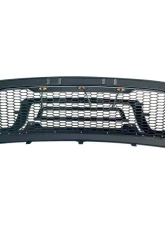 American Modified Rebel Style Front Grille W/Amber LED Lights Ram 1500 2013-2018                                     - AMDEBA00103 - Image 6