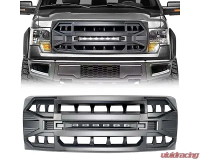 American Modified Armor Grille With LED Off-Road Lights Ford F-150 2009-2014 - AMFMAA00114