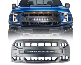 American Modified Armor Grille With LED Off-Road Lights Ford F-150 2015-2017