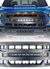 American Modified Armor Grille With LED Off-Road Lights Ford F-150 2015-2017                                     - AMFMAA00115 - Image 7