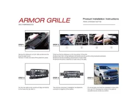 American Modified Armor Grille With LED Off-Road Lights Ford F-150 2018-2020