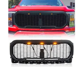 American Modified Mesh Grille With Amber Lights Ford F-150 2021-2022