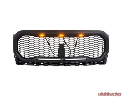 American Modified Mesh Grille With Amber Lights Ford F-150 2021-2022 - AMFMAA00122