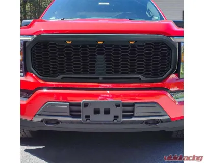 American Modified Mesh Grille With Amber Lights Ford F-150 2021-2022 - AMFMAA00122