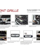 American Modified Mesh Grille With Amber Lights Ford F-150 2021-2022                                     - AMFMAA00122 - Image 7