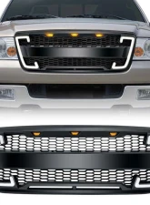 American Modified Raptor Style Grille With Drl And Sequenal Turn Signal Matte Black Ford F-150 2004-2008                                     - AMFMAA00123 - Image 10