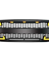 American Modified Raptor Style Grille With Drl And Sequenal Turn Signal Matte Black Ford F-150 2004-2008                                     - AMFMAA00123 - Image 7