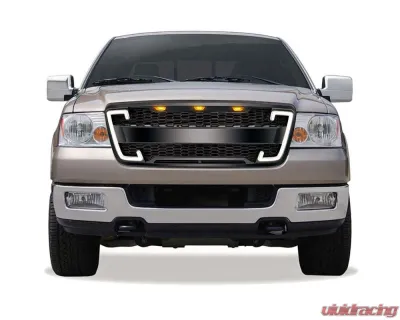 American Modified Raptor Style Grille With Drl And Sequenal Turn Signal Matte Black Ford F-150 2004-2008 - AMFMAA00123
