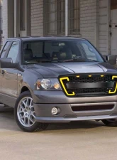 American Modified Raptor Style Grille With Drl And Sequenal Turn Signal Matte Black Ford F-150 2004-2008                                     - AMFMAA00123 - Image 9