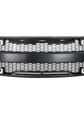 American Modified Raptor Style Grille With Drl And Sequenal Turn Signal Matte Black Ford F-150 2009-2014                                     - AMFMAA00124 - Image 3