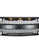 American Modified Raptor Style Grille With Drl And Sequenal Turn Signal Matte Black Ford F-150 2009-2014                                     - AMFMAA00124 - Image 5