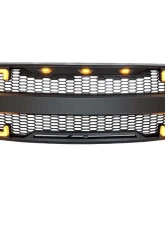 American Modified Raptor Style Grille With Drl And Sequenal Turn Signal Matte Black Ford F-150 2009-2014                                     - AMFMAA00124 - Image 7