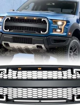 American Modified Raptor Style Mesh Grille W/DRL & Turn Signal Lights Ford F-150 2015-2017                                     - AMFMAA00130 - Image 6
