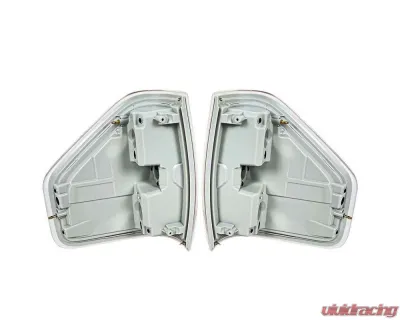 American Modified LED Tail Lights Chrome Housing w/Red Lens Ford F-150 2009-2014 - AMFMAC00201