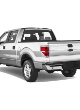 American Modified LED Tail Lights Chrome Housing w/Red Lens Ford F-150 2009-2014                                     - AMFMAC00201 - Image 5