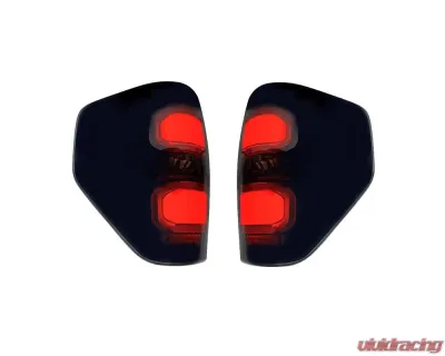 American Modified LED Tail Lights Chrome Housing w/Smoked Lens Ford F-150 2009-2014 - AMFMAC00203
