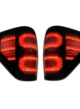 American Modified LED Tail Lights Chrome Housing w/Smoked Lens Ford F-150 2009-2014                                     - AMFMAC00203 - Image 4