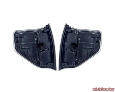 American Modified LED Tail Lights Chrome Housing w/Smoked Lens w/o Bulbs Ford F-150 2009-2014 - AMFMAC00208