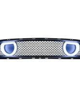 American Modified Mach 1 Front Grille w/DRL and Turn Signal Lights Ford Mustang 2018-2023                                     - AMFMCA00612 - Image 3