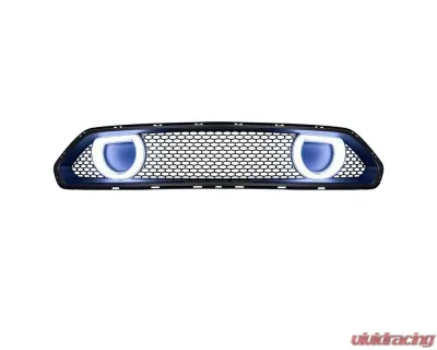 American Modified Mach 1 Front Grille w/DRL and Turn Signal Lights Ford Mustang 2018-2023 - AMFMCA00612