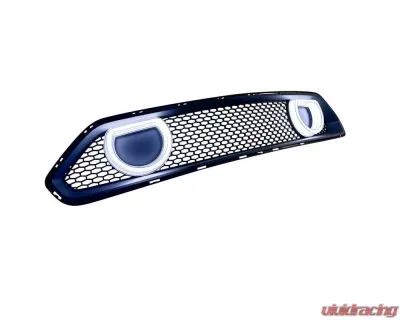 American Modified Mach 1 Front Grille w/DRL and Turn Signal Lights Ford Mustang 2018-2023 - AMFMCA00612