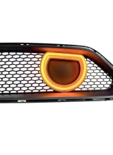 American Modified Mach 1 Front Grille w/DRL and Turn Signal Lights Ford Mustang 2018-2023                                     - AMFMCA00612 - Image 5