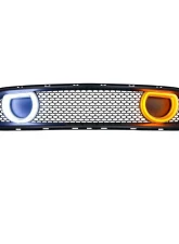 American Modified Mach 1 Front Grille w/DRL and Turn Signal Lights Ford Mustang 2018-2023                                     - AMFMCA00612 - Image 6