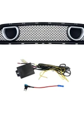 American Modified Mach 1 Front Grille w/DRL and Turn Signal Lights Ford Mustang 2018-2023                                     - AMFMCA00612 - Image 7