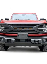 American Modified Tomahawk Grille w/Amber LED Running Lights Ford Bronco 2021-2023                                     - AMFMEA00104 - Image 8