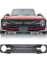 American Modified Tomahawk Grille With Off-Road Lights and Camera Hole Ford Bronco 2021-2024                                     - AMFMEA00105 - Image 10
