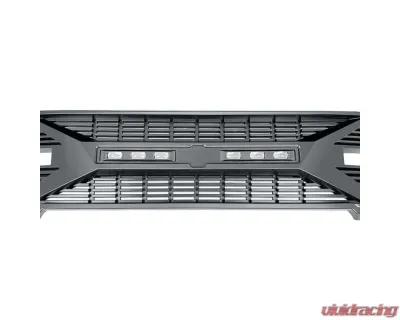 American Modified Tomahawk Grille With Off-Road Lights and Camera Hole Ford Bronco 2021-2024 - AMFMEA00105