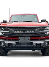 American Modified Tomahawk Grille With Off-Road Lights and Camera Hole Ford Bronco 2021-2024                                     - AMFMEA00105 - Image 7