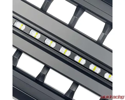 American Modified Armor Grille w/LED Off-Road Lights Matte Black Ford F-250 Super Duty 2011-2016 - AMFMFA00105