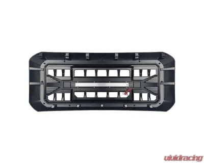 American Modified Armor Grille w/LED Off-Road Lights Matte Black Ford F-250 Super Duty 2011-2016 - AMFMFA00105