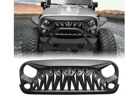 American Modified Shark Grille Matte Black Jeep Wrangler JK | JKU 2007-2018
