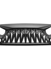American Modified Shark Grille Matte Black Jeep Wrangler JK | JKU 2007-2018                                     - AMJPAA00106 - Image 2