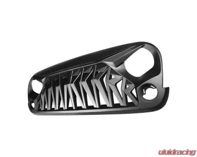 American Modified Shark Grille Matte Black Jeep Wrangler JK | JKU 2007-2018 - AMJPAA00106
