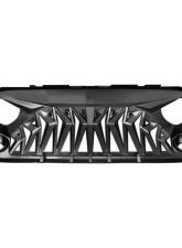 American Modified Shark Grille Matte Black Jeep Wrangler JK | JKU 2007-2018                                     - AMJPAA00106 - Image 5