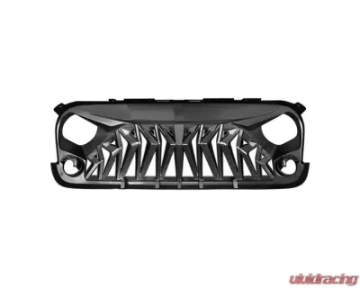 American Modified Shark Grille Matte Black Jeep Wrangler JK | JKU 2007-2018 - AMJPAA00106