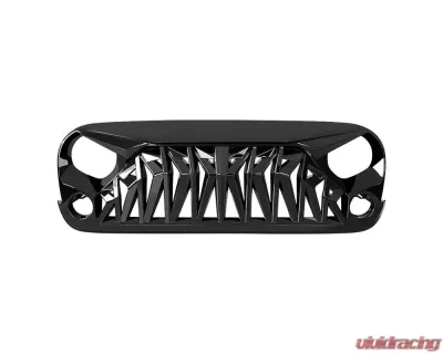 American Modified Shark Grille Gloss Black Jeep Wrangler JK | JKU 2007-2018 - AMJPAA00110