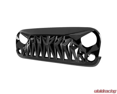 American Modified Shark Grille Gloss Black Jeep Wrangler JK | JKU 2007-2018 - AMJPAA00110