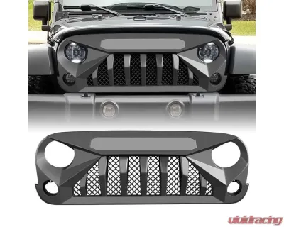 American Modified Gladiator Vader Grille Matte Black Jeep Wrangler JK 2007-2018 - AMJPAA00113