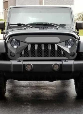 American Modified Gladiator Vader Grille Matte Black Jeep Wrangler JK 2007-2018                                     - AMJPAA00113 - Image 6