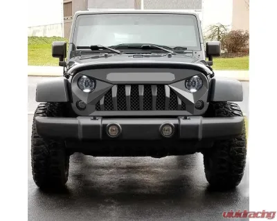 American Modified Gladiator Vader Grille Matte Black Jeep Wrangler JK 2007-2018 - AMJPAA00113